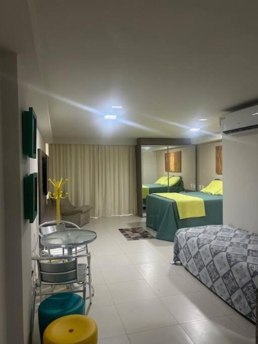 Apartamento Tabatinga Flat - Pe Na Areia! Beira Mar! Conde  Exterior foto