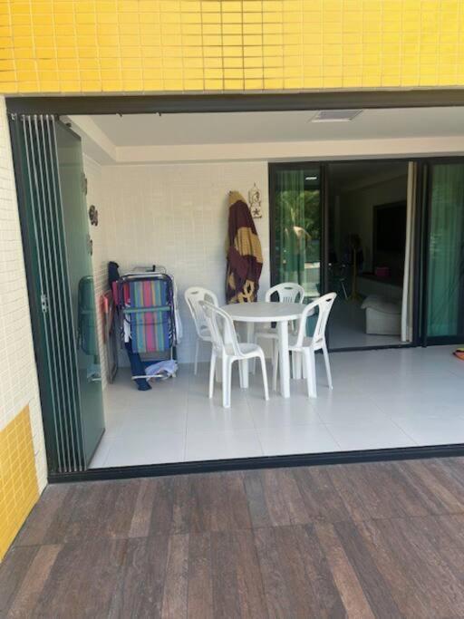 Apartamento Tabatinga Flat - Pe Na Areia! Beira Mar! Conde  Exterior foto
